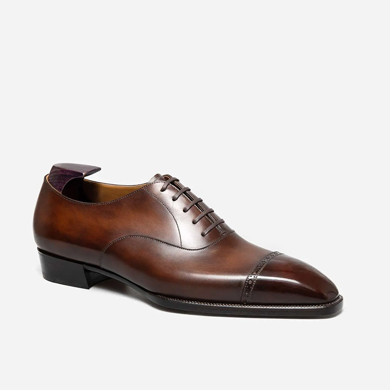 8018 Wilde Punched Captoe Oxford
